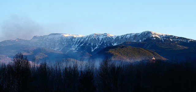 Esquí en las montañas de Cataluña